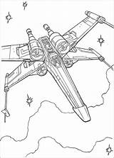 Wars Star Coloring Tie Fighter Pages Printable sketch template