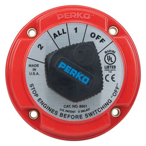 perko dp medium duty battery selector switch boatidcom