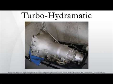 turbo hydramatic youtube
