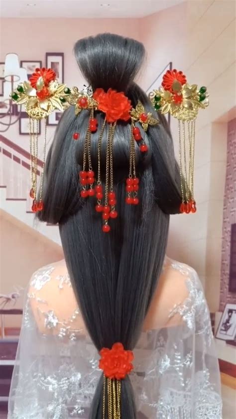 simple vintage braid hairstyles    ancient chinese princess
