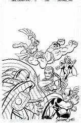 Coloring Pages Marvel Squad Superhero Super Hero Az Comic Chibi Comments Popular Sheets Coloringhome Captain America Kids Template sketch template