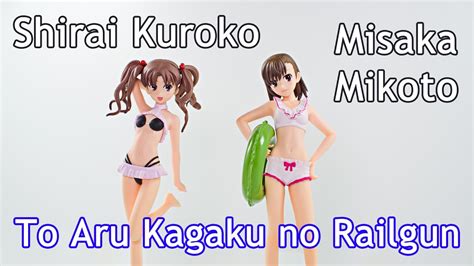 to aru kagaku no railgun premium prize swimsuit misaka mikoto and shirai kuroko youtube