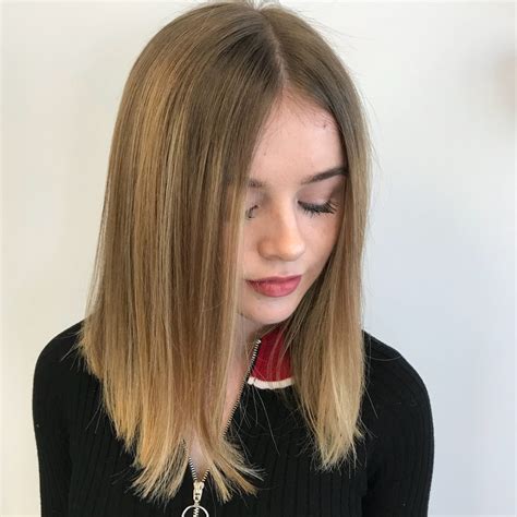 middle parting fringe hairstyles hair color ideas  styles