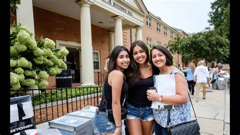 wake forest university move in day 2019 youtube