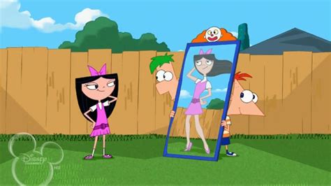 image looking in the fun house mirror phineas and ferb wiki fandom powered by wikia