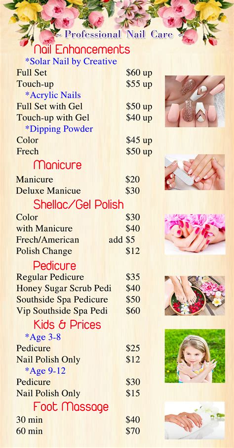 services southside nails spa