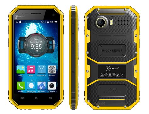 Rugged Android Waterproof Smartphone Extreme W6 4g Lte Ultra Slim Phone
