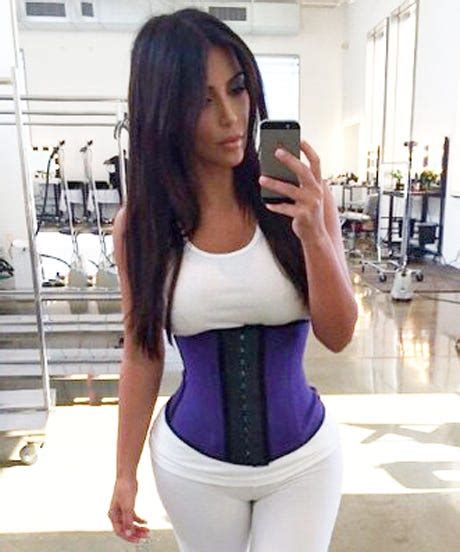 waist training exercises kim kardashian corset