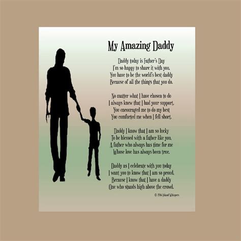 items similar  fathers day poem amazing dad gift dad poem father