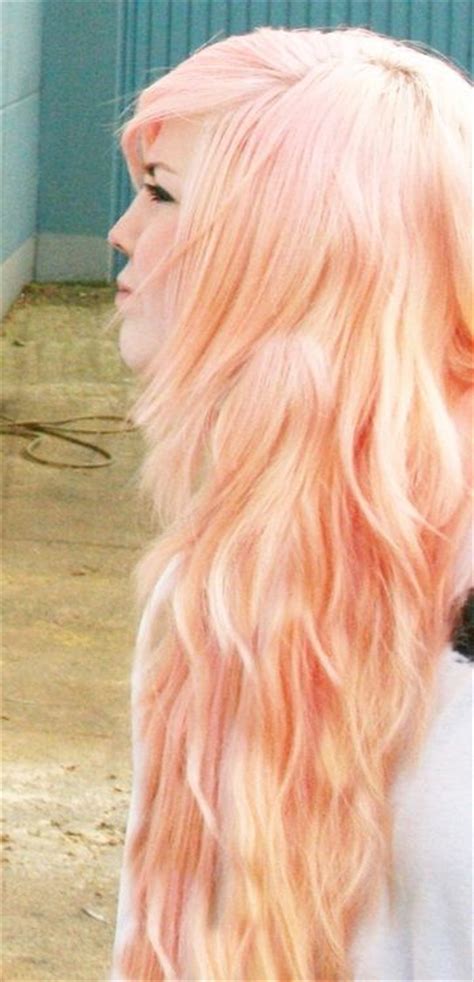 Peach Unique Hair Color Inspiration Strayhair