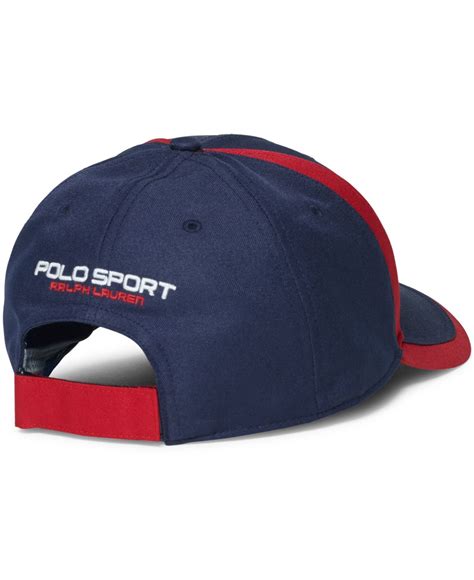 polo ralph lauren polo sport usa baseline hat  blue  men lyst