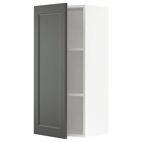sektion wall cabinet white axstad dark gray xx ikea