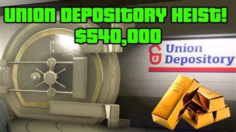 union depository contract  gold robbery auto shop mission gta   youtube