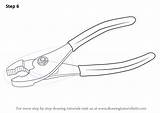 Draw Plier Drawing Step Pliers Tools Tutorials Drawingtutorials101 Necessary Adding Finishing Touch Complete sketch template