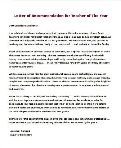 recommendation letter  teacher   year  checklist