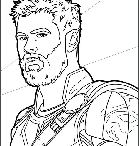 thor  thor ragnarok coloring page  printable coloring pages