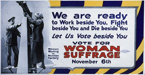 how world war i strengthened women s suffrage stanford news