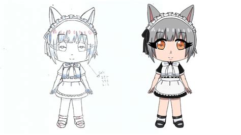 gacha clublife  nyaachan design  maid outfit youtube