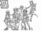 Jovens Titans sketch template