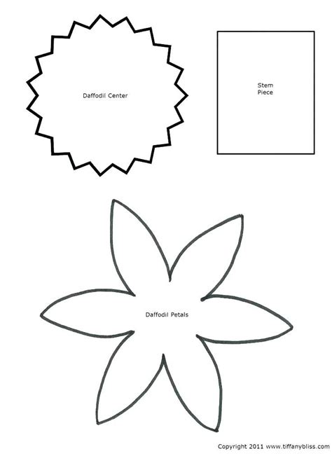 petal flower template  printable google search