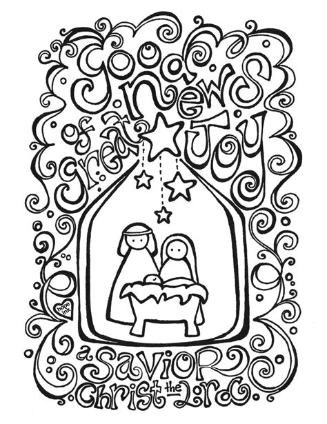 nativity coloring page coloring activity placemat fab