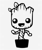 Groot Baby Clipart Galaxy Guardians Dancing Transparent Coloring Pages Rocket Raccoon Drawing Pot Seekpng Site Clipground Jing Fm sketch template
