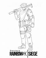 Rainbow Siege Six Coloring Pages Maverick Printable sketch template