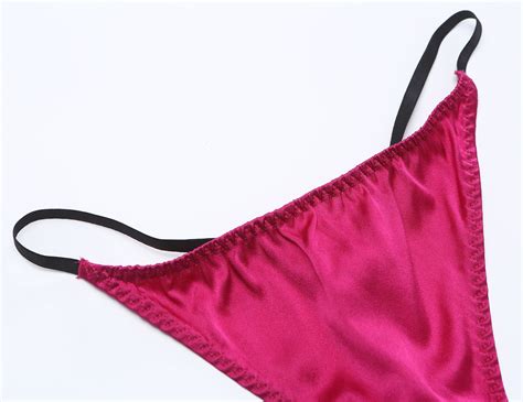 Satin Panties Pink Panties String Bikini Panties String Bikinis