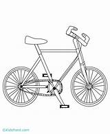 Coloring Bike Cycle Pages Clipart Bicycle Library Comments Gif sketch template