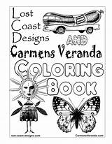 Designs Coast Lost Coloring Book Carmen Veranda sketch template