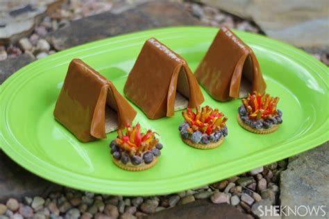 Tent And Campfire Treats Edible Crafts
