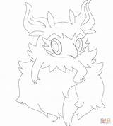Aromatisse Coloring Pages Pokemon Clipart Drawing Clipground Color sketch template