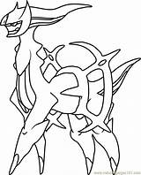 Pokemon Arceus Coloring Pages Pokémon Drawing Color Printable Print Getdrawings Coloringpages101 Kids sketch template
