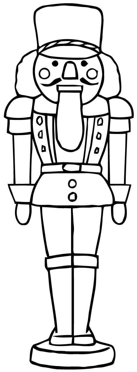 christmas nutcracker coloring pages  getcoloringscom