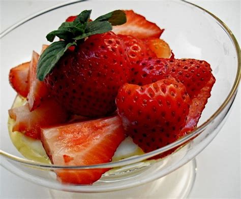 Greek Yogurt Dessert With Honey And Strawberries Recipe