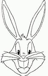 Bunny Coloring Face Pages Smile Bugs Bug Drawing Draw Cartoon Color Choose Board sketch template