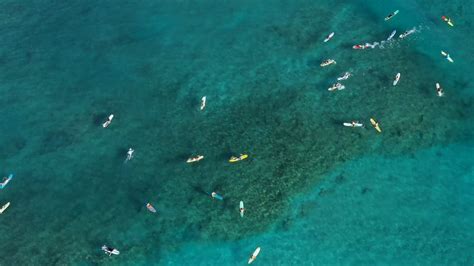 drone footage   waikiki beach  hawaii  stock video footage royalty   hd