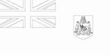 Coloring Bermuda Flag Pages Flags sketch template