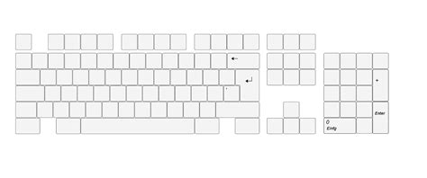 printable blank qwerty keyboard template  printable templates