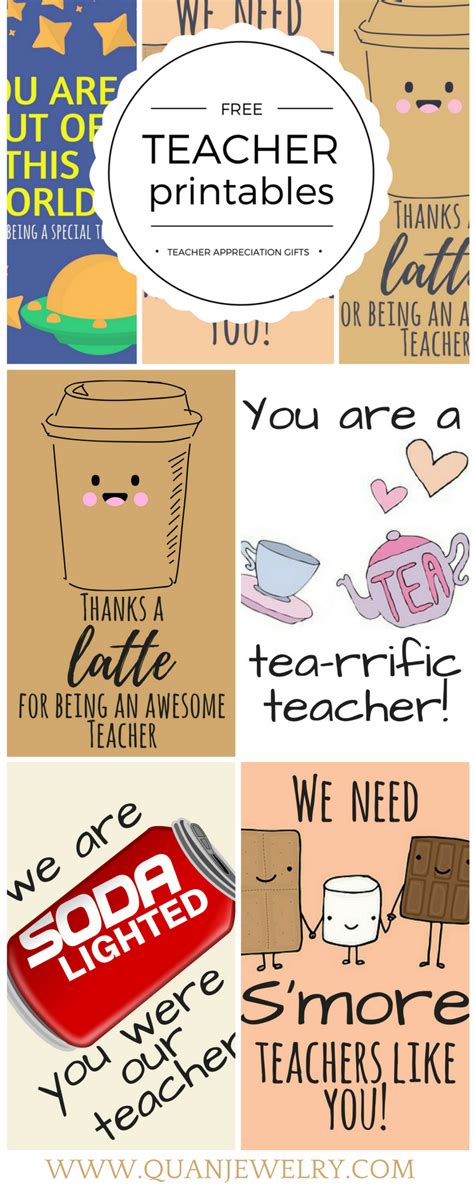 printable teacher appreciation   cards    card