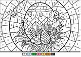 Legenda Numbers Atividade Colorindo Pumpkins Pasqua Decorazioni Raskrasil sketch template