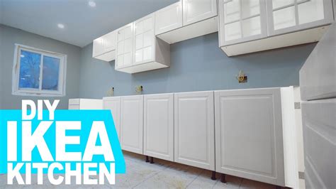 save money  installing ikea kitchen cabinets  youtube