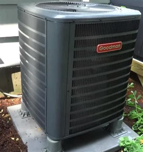 install  ton goodman air conditioner hvac