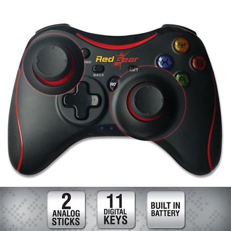 redgear pro series wired gamepad  pc programmable buttons redwood interactive