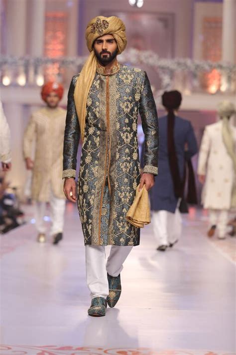 arsalan iqbal sherwani turban pakistani menswear desi mens fashion fashion fashion
