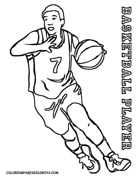 basketball  printable coloring pages coloring home