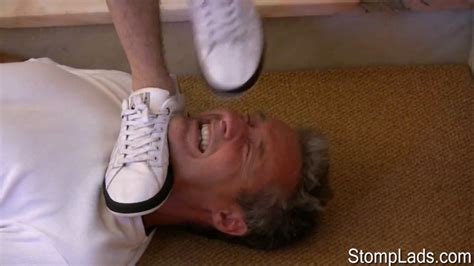gay feet trampling sneakers socks master slave