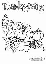 Cornucopia Coloring Pages Thanksgiving Printable Drawing Empty Color Library Getdrawings Clipart Use Comments Print sketch template