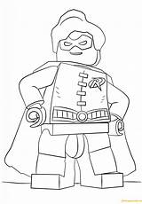 Lego Batman Pages Robin Coloring Online Color sketch template