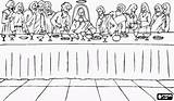 Ceia Supper Pintar Avondmaal Senhor Laatste Jezus Risco Lords Apostelen Apostolos Catequese Witte Donderdag Testament Seus Kleurplaatkleurplaten Jacozinho Alfenas Setor sketch template
